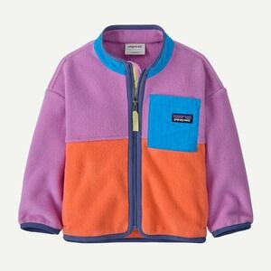Patagonia baby synch Fleece Jacket brisk purple 5t New With Tags
